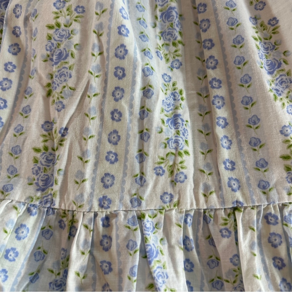 Sincerely Jules Girl Floral White and Blue Kids Dress Sz 5T - Picture 2 of 8